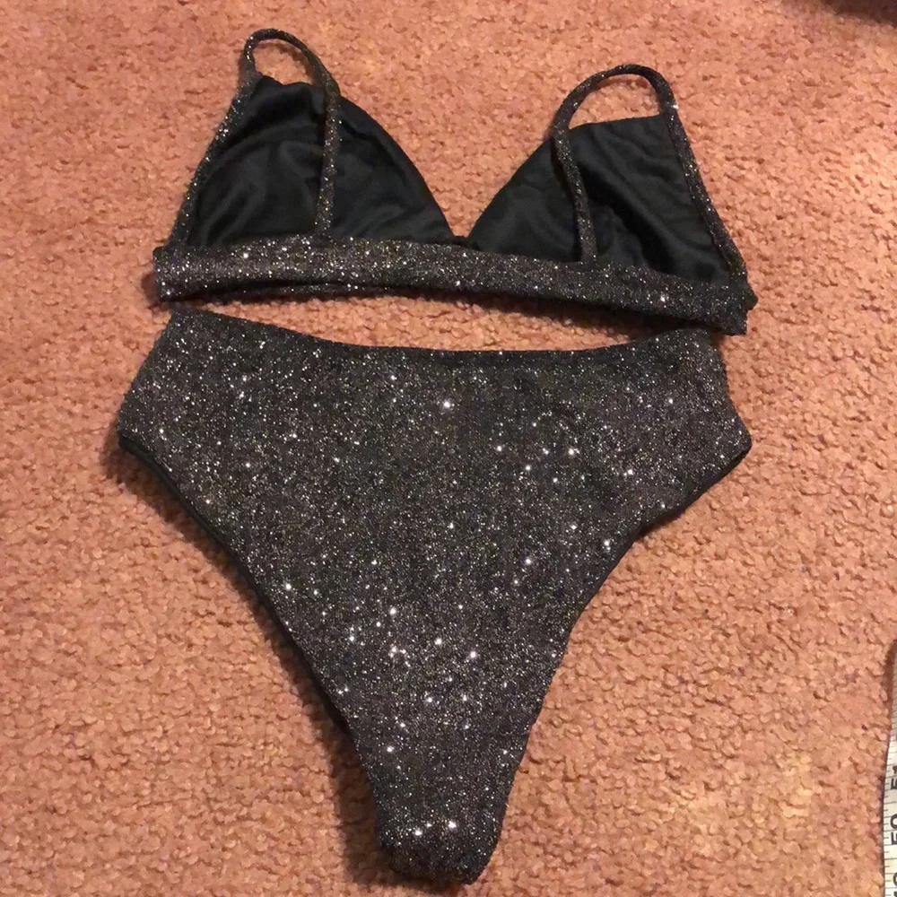 Windsor Sparkly Black & Silver Sexy 2-piece Set